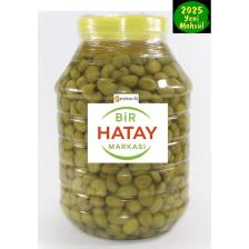 Gerekseal Ev Yapımı Kırma Yeşil Zeytin, 5 kg Yeni Mahsül