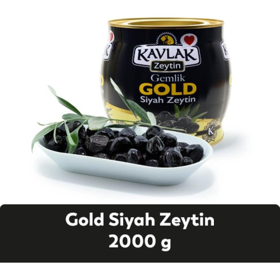 Kavlak Zeytin Kavlak Gold Gemlik Siyah Zeytin 2 kg ( Brüt )