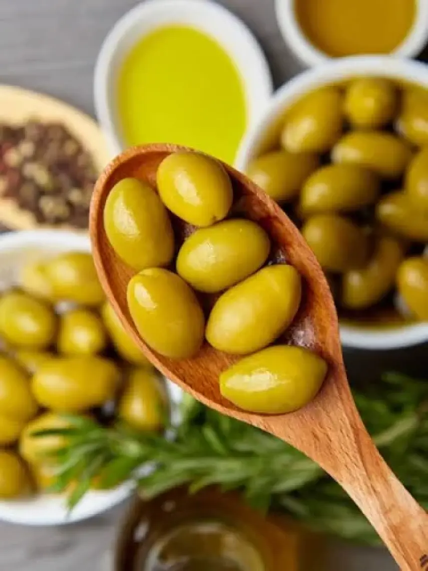 The Mill Kokteyl Yeşil Zeytin 700 g Cam Kavanoz - Süzme Ağırlık: 400 g