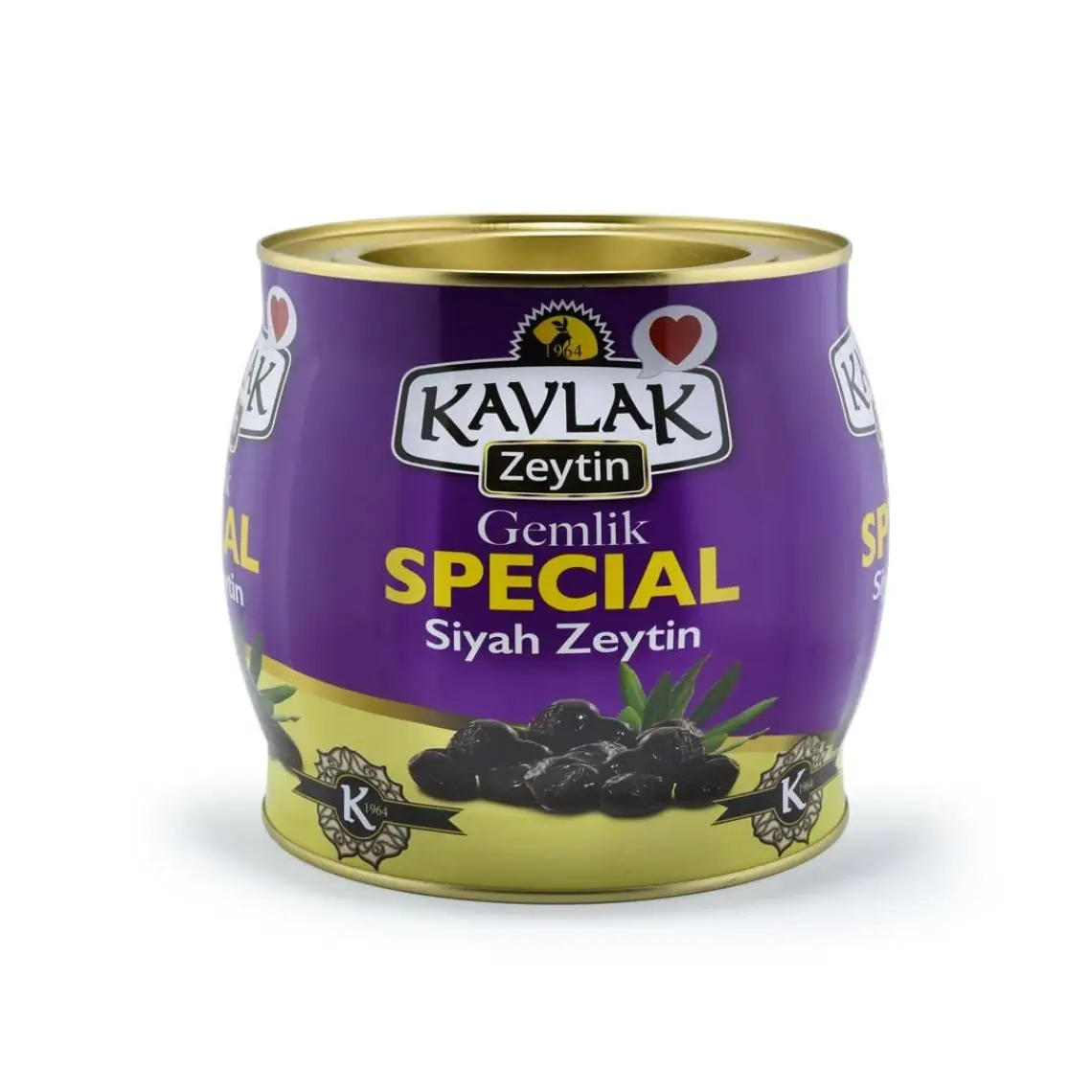 Kavlak Özel Seçme Gemlik Siyah Zeytin 2 kg (brüt )