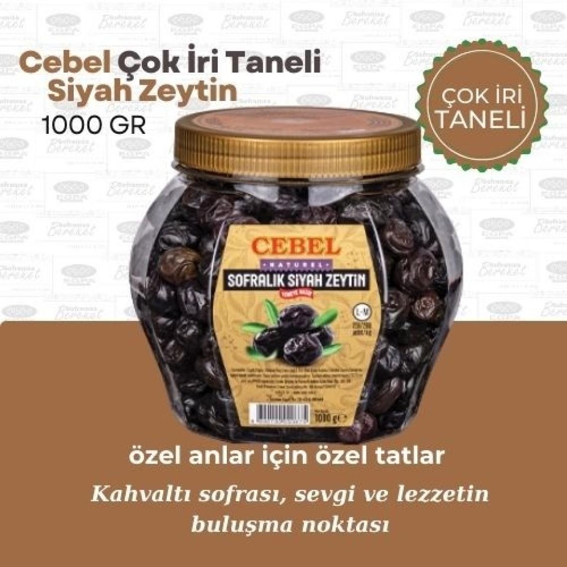 Cebel S.zeytin 1000 gr Pet (Çok Iri) (L-M | 231-290)