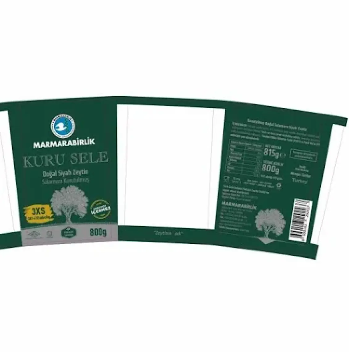Marmarabirlik Kuru Sele 381-410 3XS 800 gr