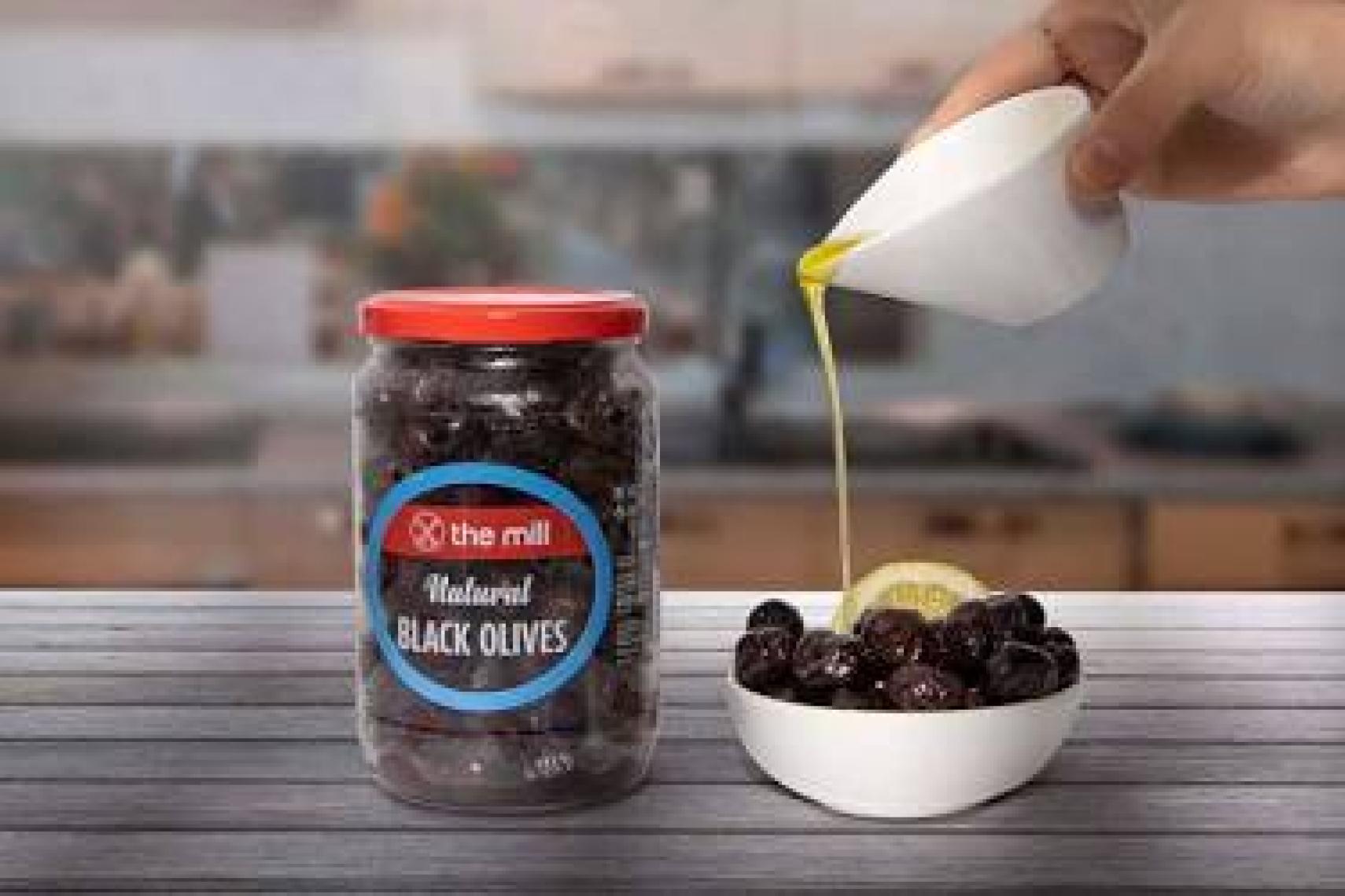 The Mill Yağlı Sele Siyah Zeytin 450 g Cam Kavanoz - Çekirdekli