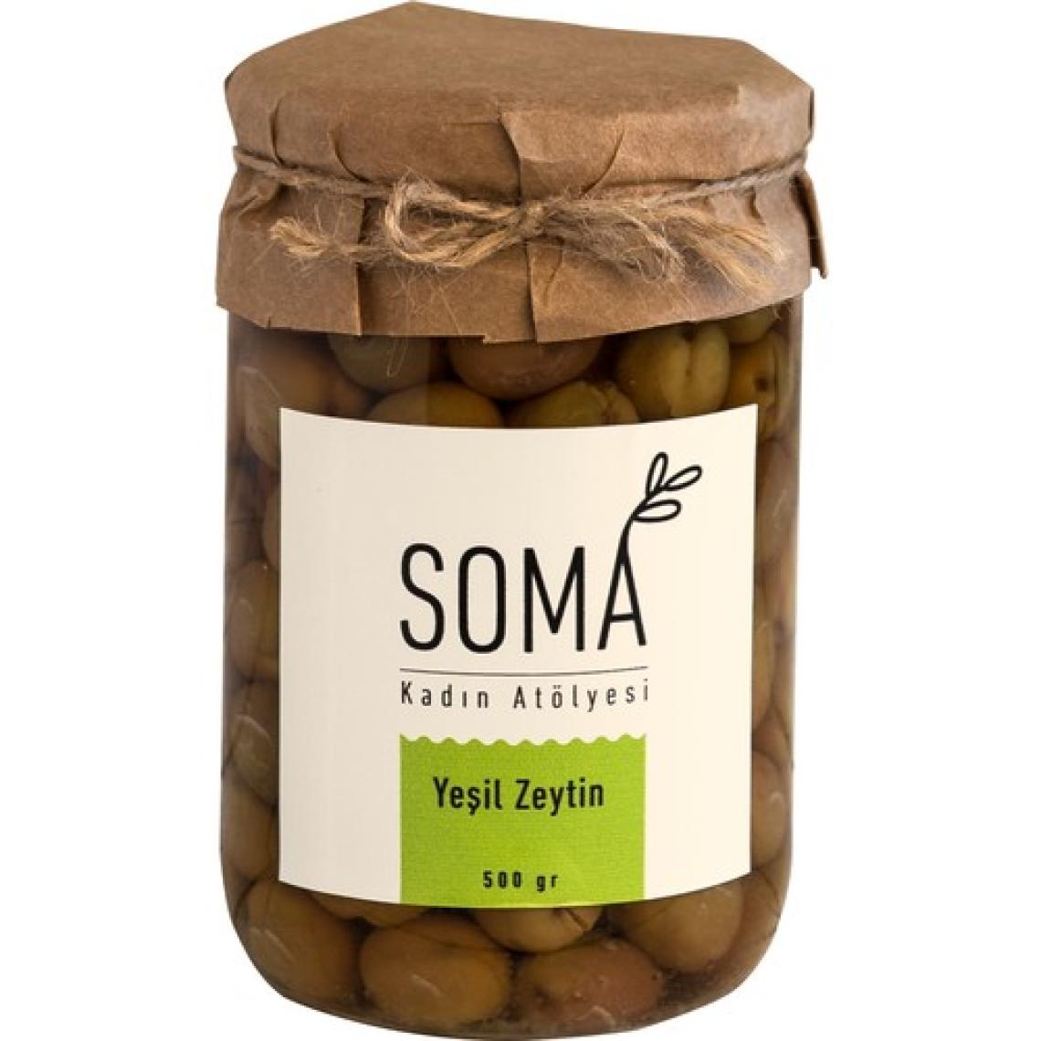 Soma Kadın Atölyesi Yeşil Zeytin Boyasız Katkısız - 500 gr