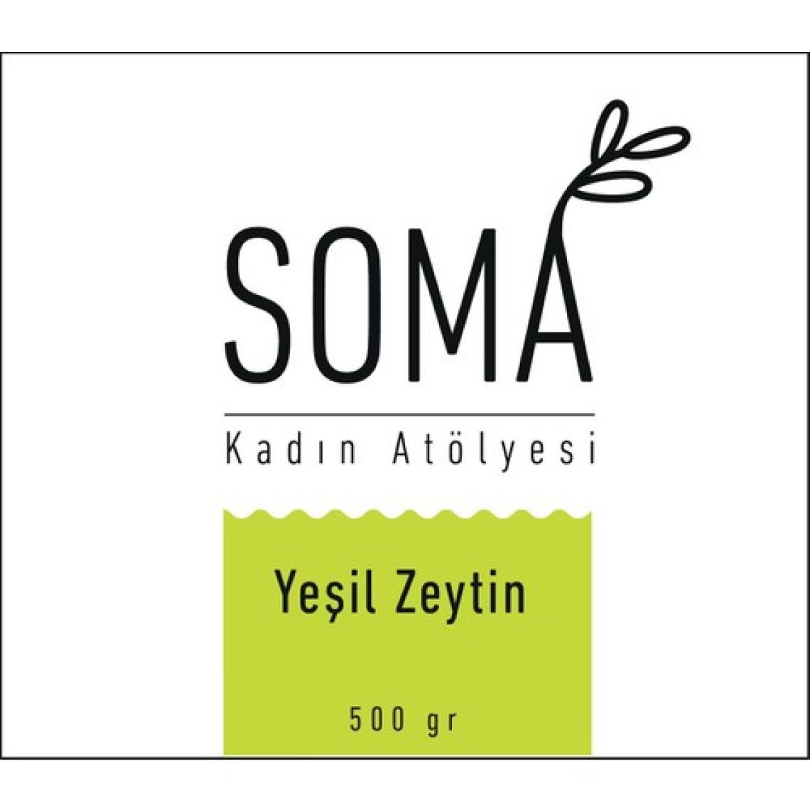 Soma Kadın Atölyesi Yeşil Zeytin Boyasız Katkısız - 500 gr