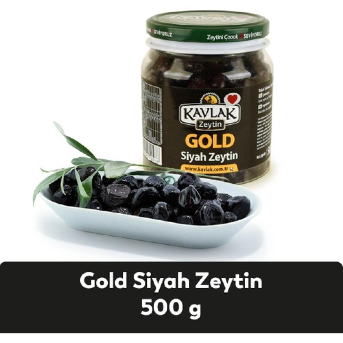Kavlak Gold Gemlik Siyah Zeytin 500 gr