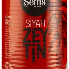 Ahsaf Şems Yağlı Siyah Sele Zeytin 900 Gr 291-320 Kalibre