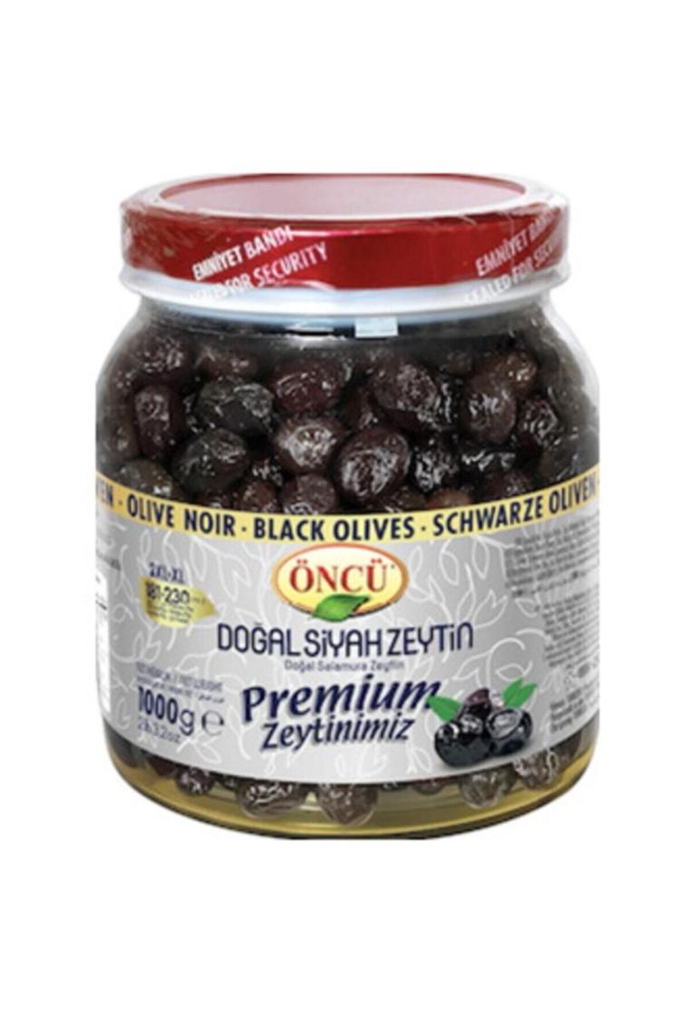 Premium 181-230 2xl-xl Salamura Siyah Zeytin Pet 1 Kg
