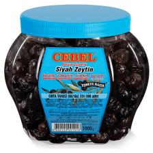 Cebel Siyah Zeytin Orta Taneli  1000 gr  Pet