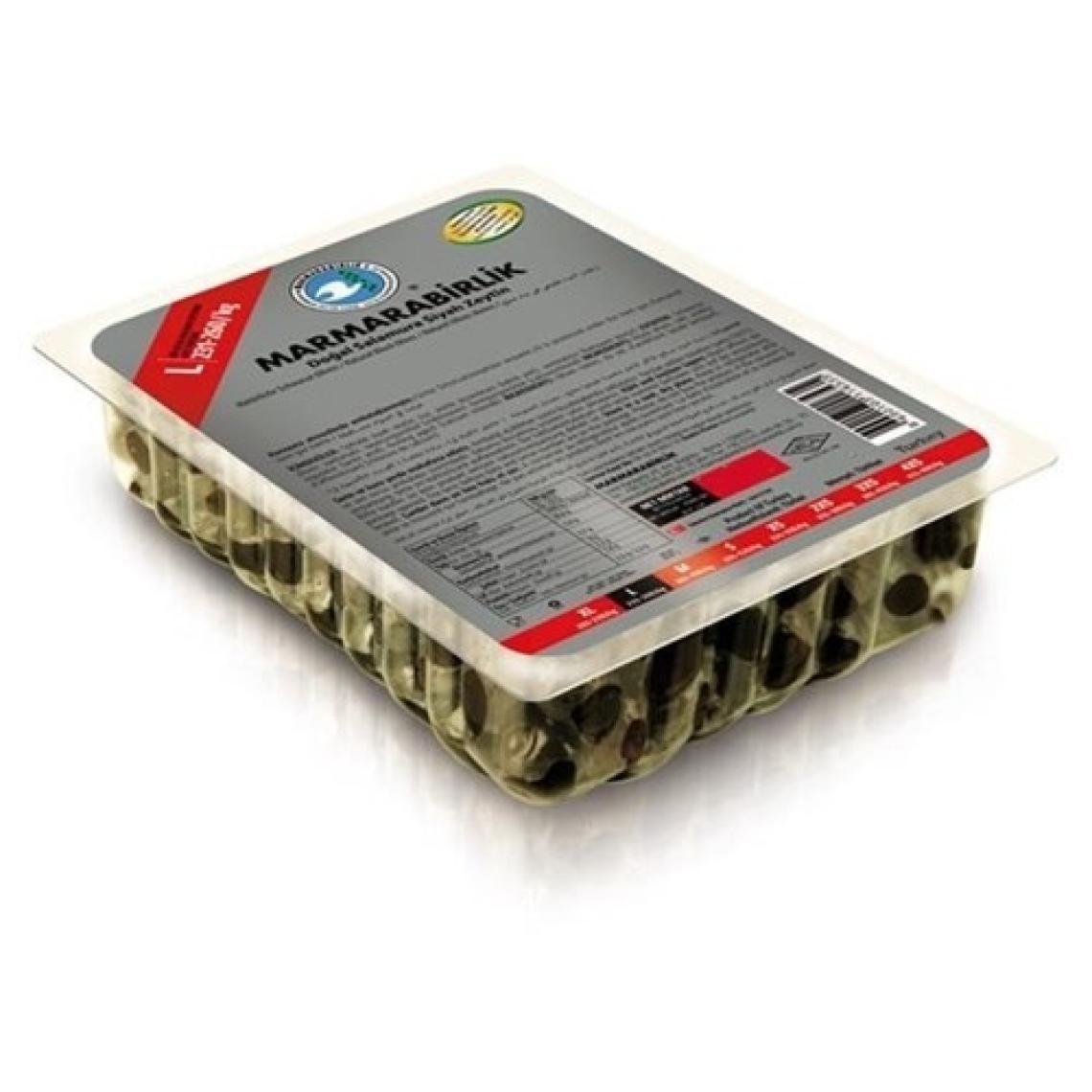 Marmarabirlik Doğal Salamura Siyah Zeytin (L) 800 Gr