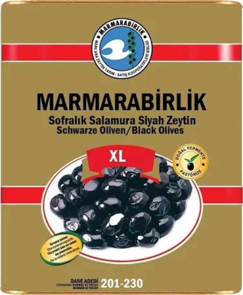 Marmarabirlik Mega Xl- Yağlı Salamura  Zeytin 10 kg