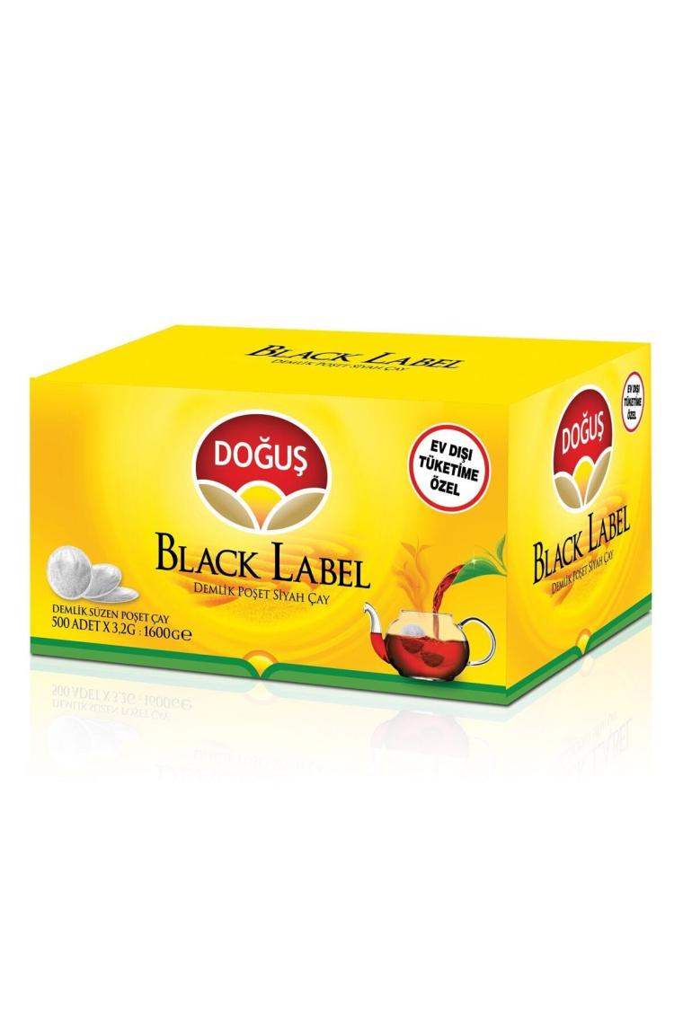 Doğuş Black Label 3.2 gr 500'lü Demlik Poşet Çay