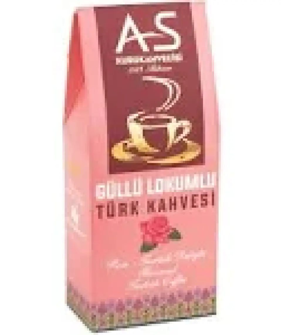 As Kurukahvecisi  Güllü Lokumlu Türk Kahvesi 100 gr
