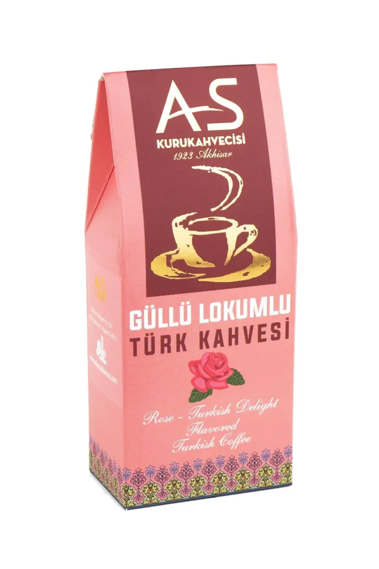 As Kurukahvecisi  Güllü Lokumlu Türk Kahvesi 100 gr