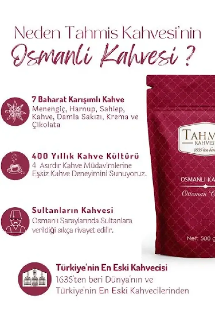 Tahmis Kahvesi Osmanlı Kahvesi 500 gr