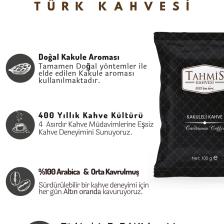 Tahmis Tek Paket Kakuleli Türk Kahvesi 100 gr