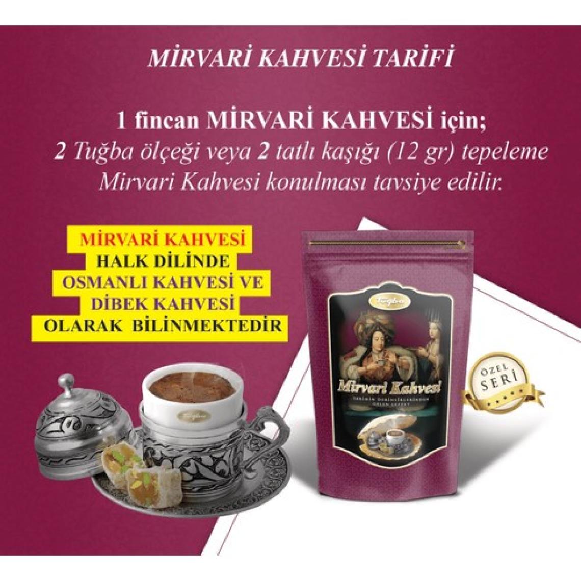 Tuğba Kuruyemiş Mirvari Kahvesi Metal Kutu 300 gr