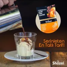 Shazel Portakallı Hazır Türk Kahvesi 100 GR X 6 Adet (Aromalı)
