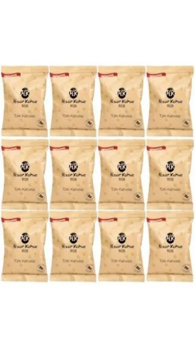 Hisar Türk Kahvesi 100 gr x 12 Paket