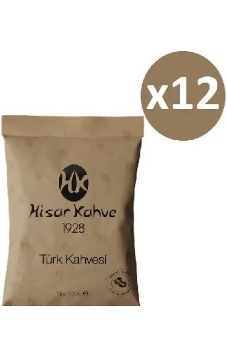 Hisar Türk Kahvesi 100 gr x 12 Paket