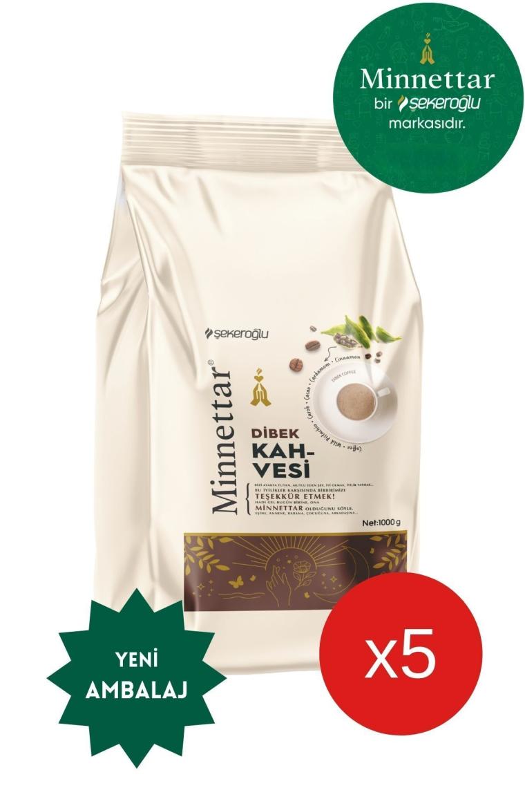 Şekeroğlu Dibek Kahvesi Toz 5X1000 gr