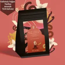 Mim And More Vanilya Aromalı Kafeinsiz Türk Kahvesi 200 gr