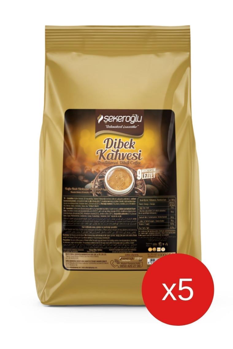 Şekeroğlu Dibek Kahvesi Toz 5X1000 gr