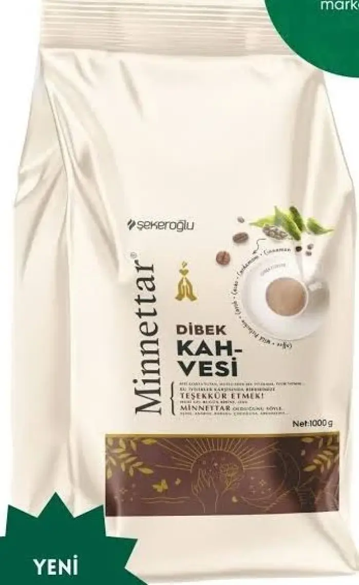 Şekeroğlu Dibek Kahvesi 1000 g – Türkiye Menşeli, Özel Kavrulmuş, Yumuşak İçimli ve Yoğun Aromalı Türk Kahvesi