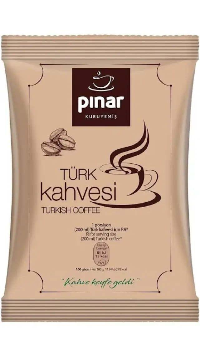 Pınar Kuruyemiş Pınar Türk Kahvesi 100 gr