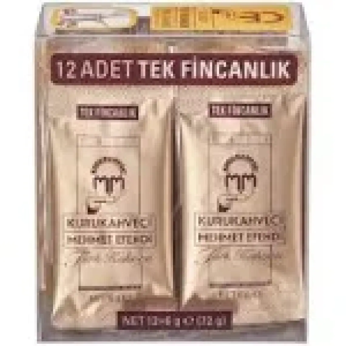 Mehmet Efendi 12x6 gr Tek Kullanımlık Türk Kahvesi
