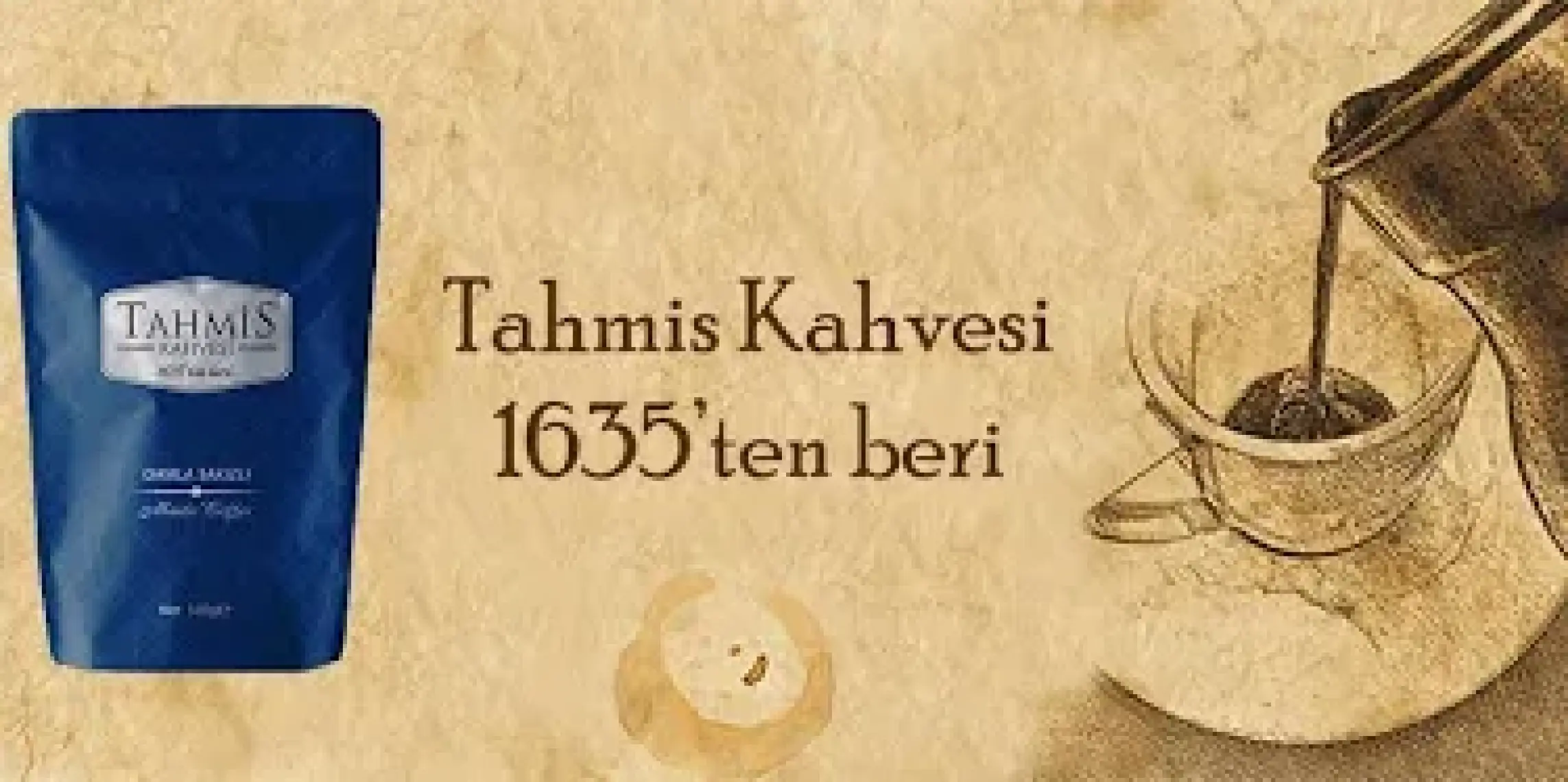 Tahmis Kahvesi Damla Sakızlı Aromalı Türk Kahvesi 500 gr