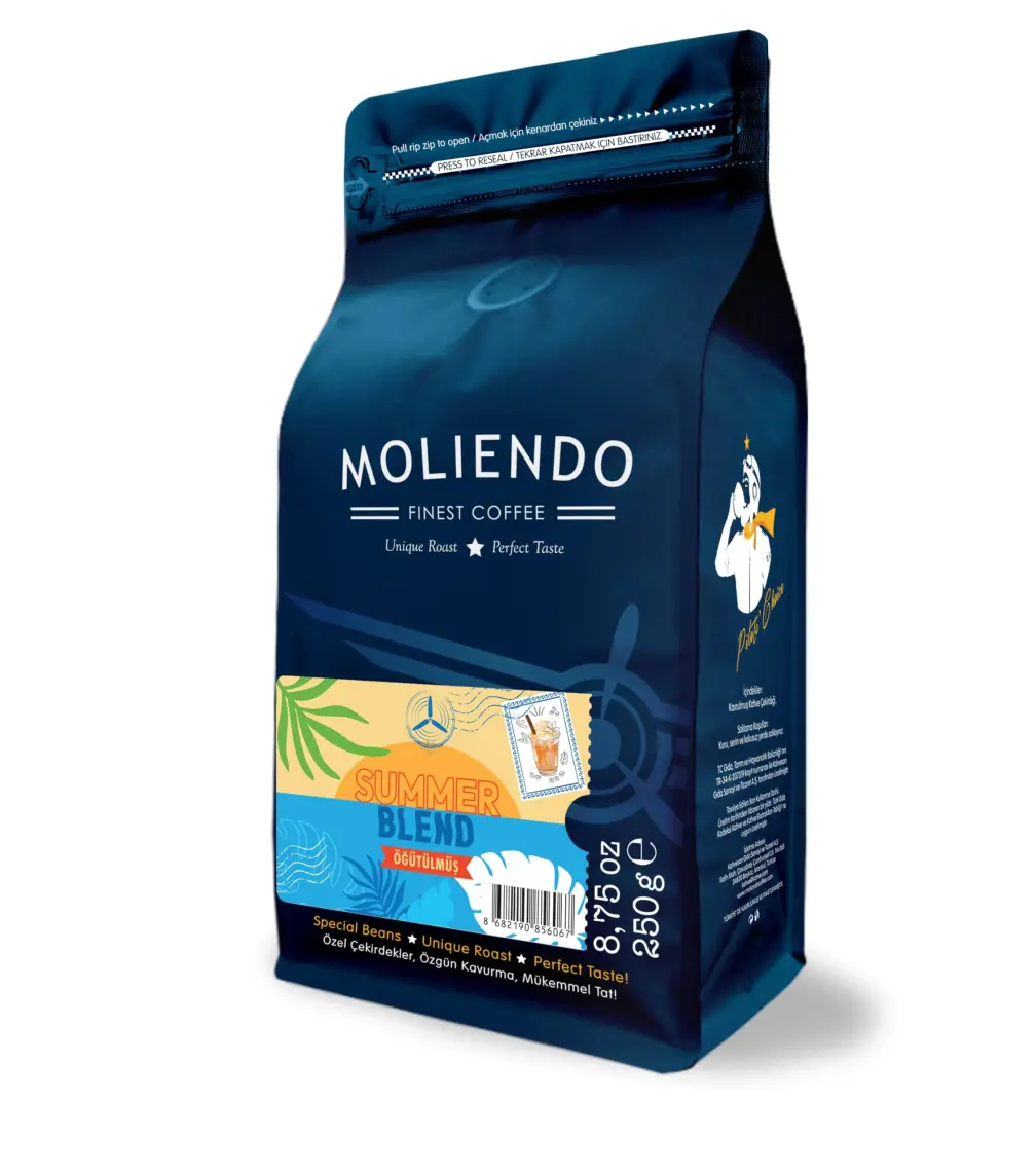 Moliendo Finest Coffee Summer Blend (Öğütülmüş Filtre Kahve) 250 G