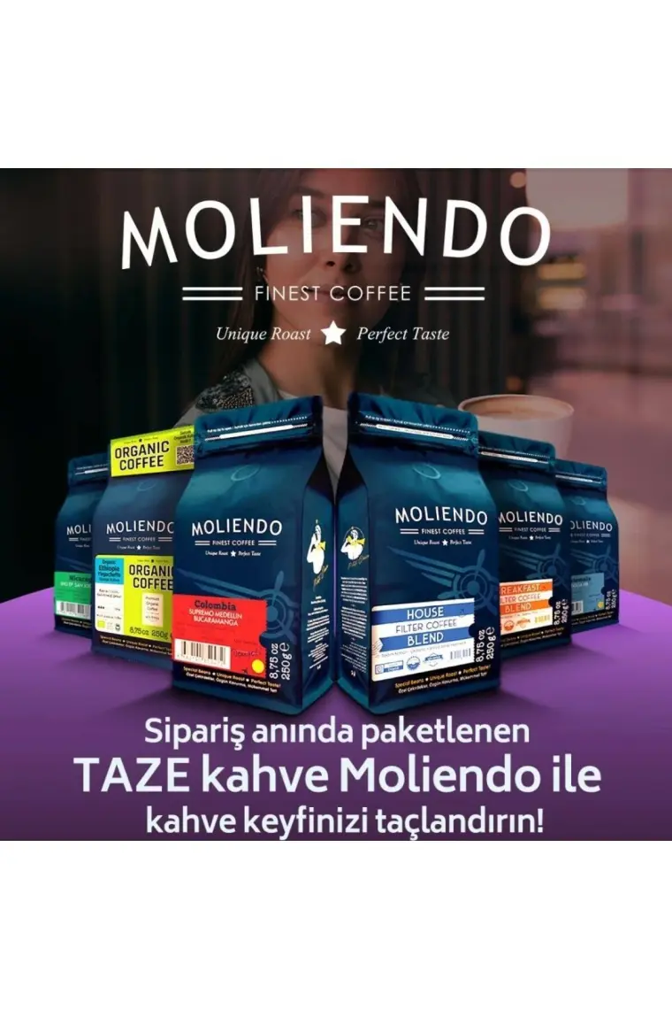Moliendo Finest Coffee Summer Blend (Öğütülmüş Filtre Kahve) 250 G