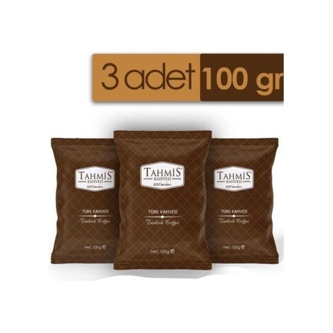 Tahmis Türk Kahvesi 100 gr 3'lü Paket Orta Kavrulmuş