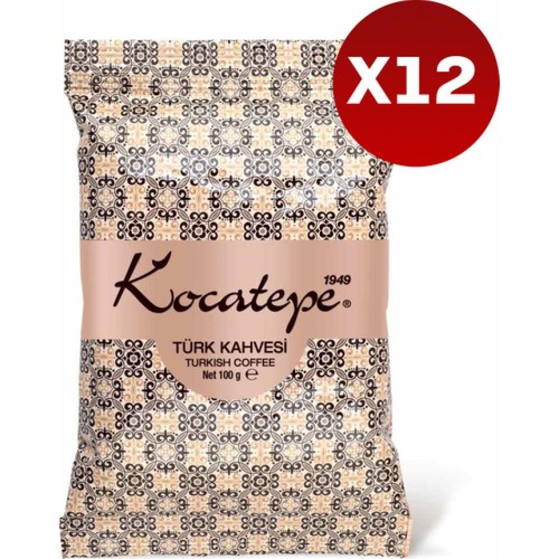 Kocatepe Kahve Kocatepe Türk Kahvesi 100 gr Folyo 12'li Paket