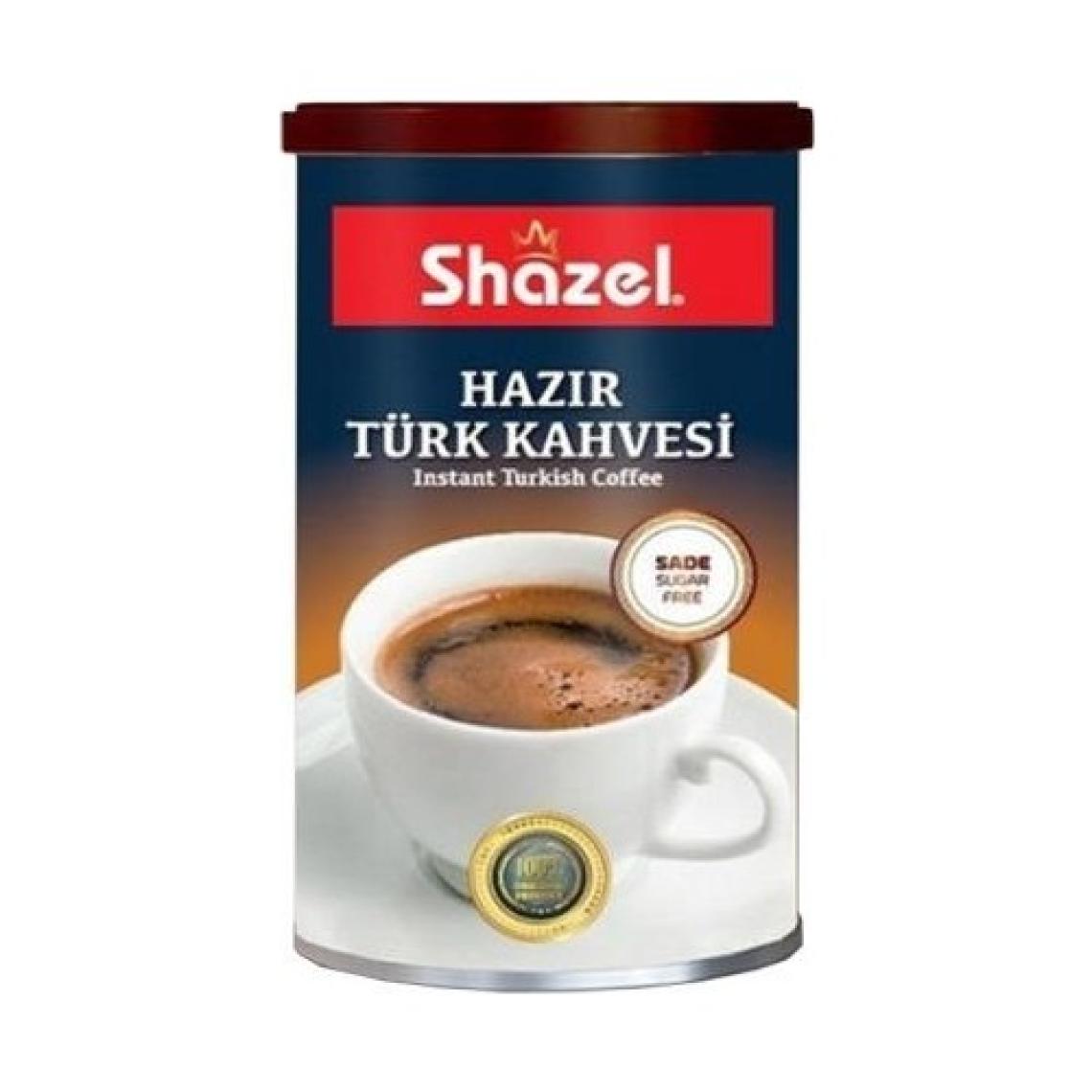 Shazel Hazır Türk Kahvesi Sade 500 gr Teneke