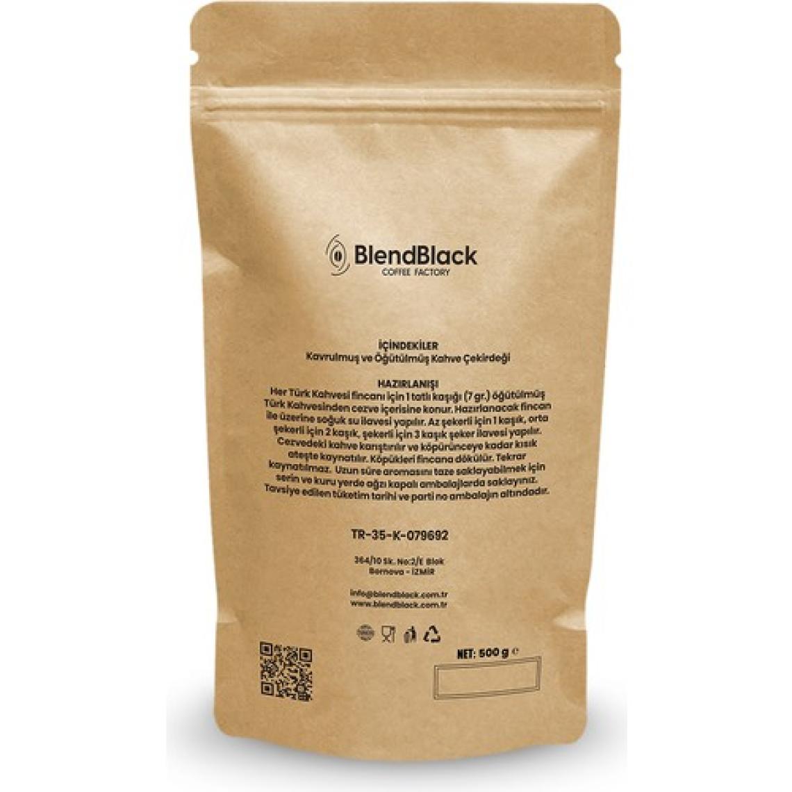 BlendBlack Türk Kahvesi Çifte Kavrulmuş 250 gr