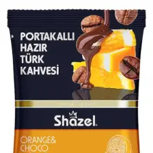 Shazel Portakallı Hazır Türk Kahvesi 100 gr x 16 Adet