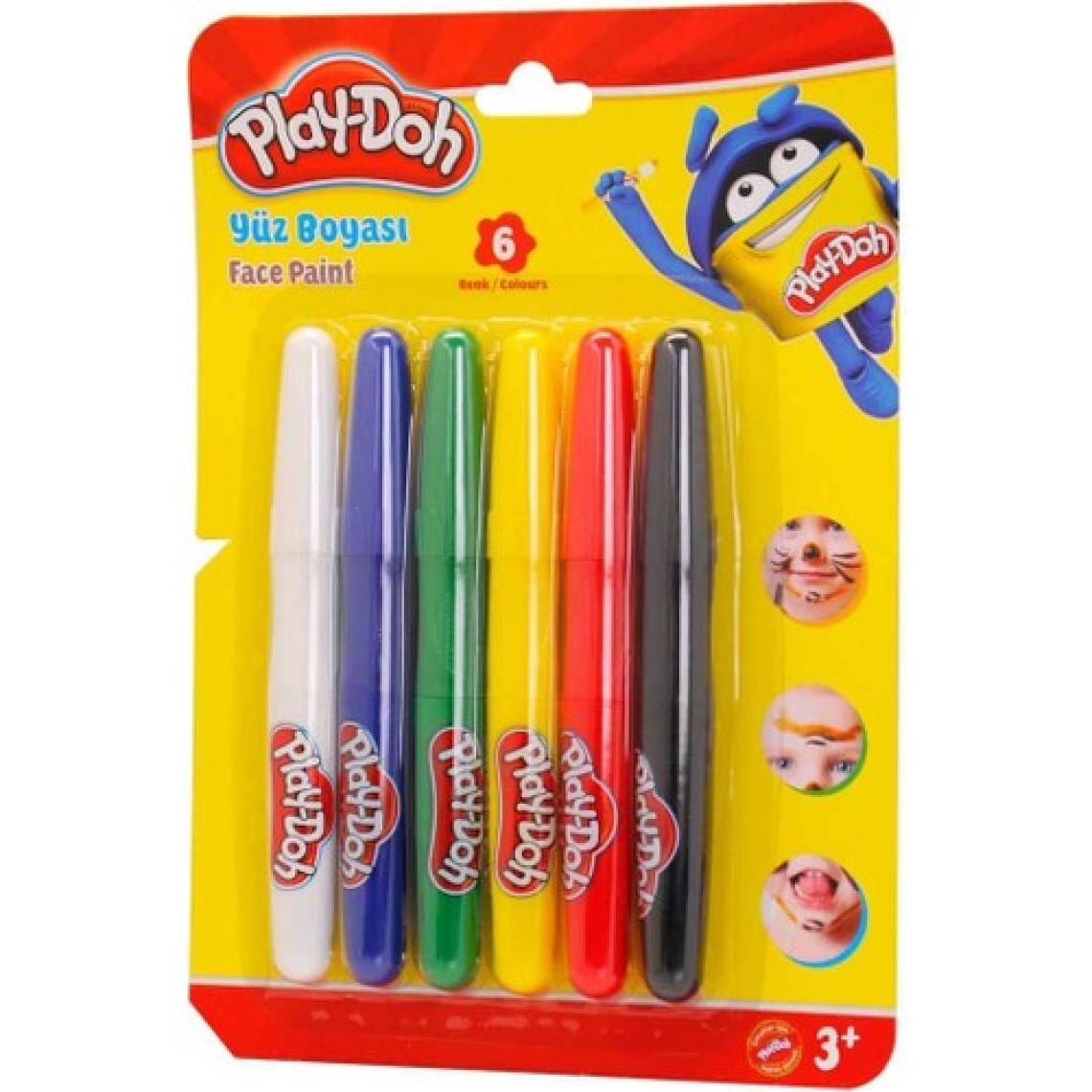 Play-Doh Yüz Boyası 6 Renk Yu001