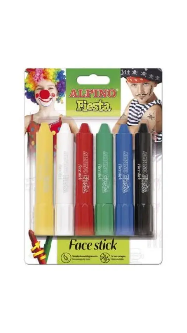 Alpino Yüz Boyası 6 Renk Fıesta Set Dl-014