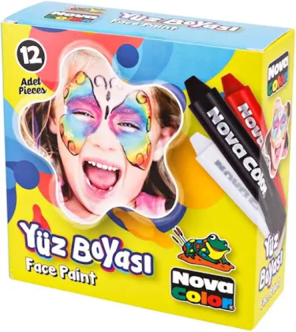 Nova Color Nc-215 Yüz Boyası Sarı