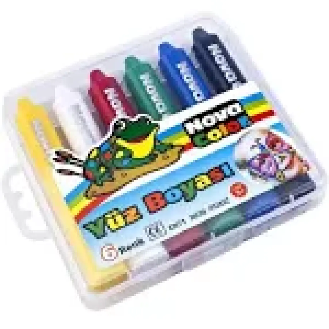 Nova Color NC-210 Ruj Tipi Yüz Boyası 6'lı