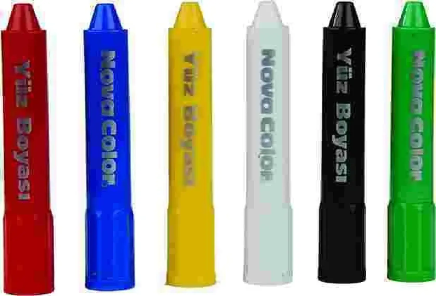 Nova Color NC-210 Ruj Tipi Yüz Boyası 6'lı