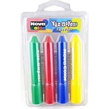 Nova Color Yüz Boyası 4lü