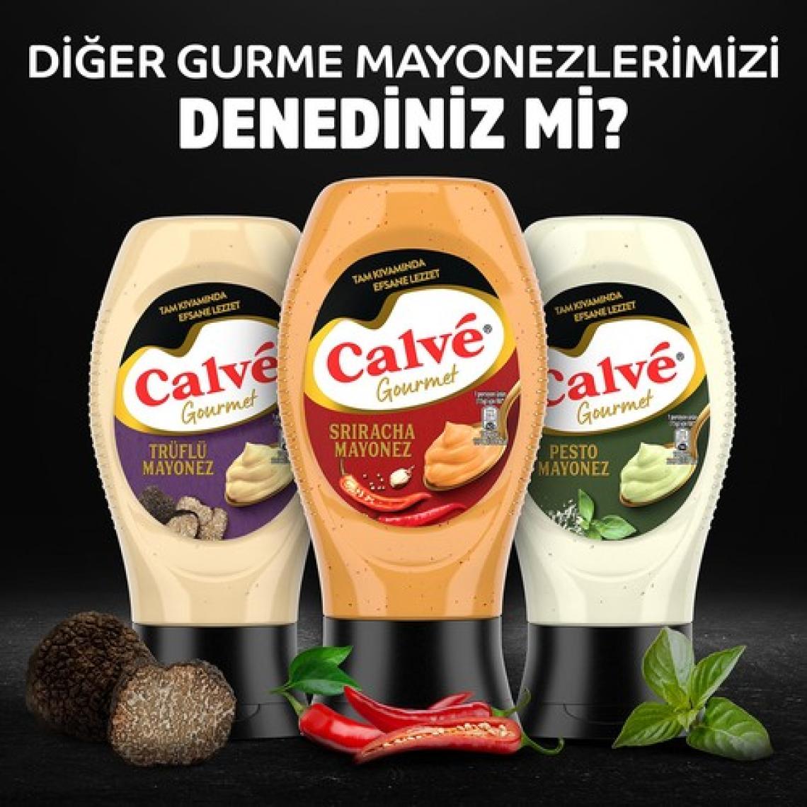 Calve Gurme Mayonezler Serisi Sriracha Mayonez 240G