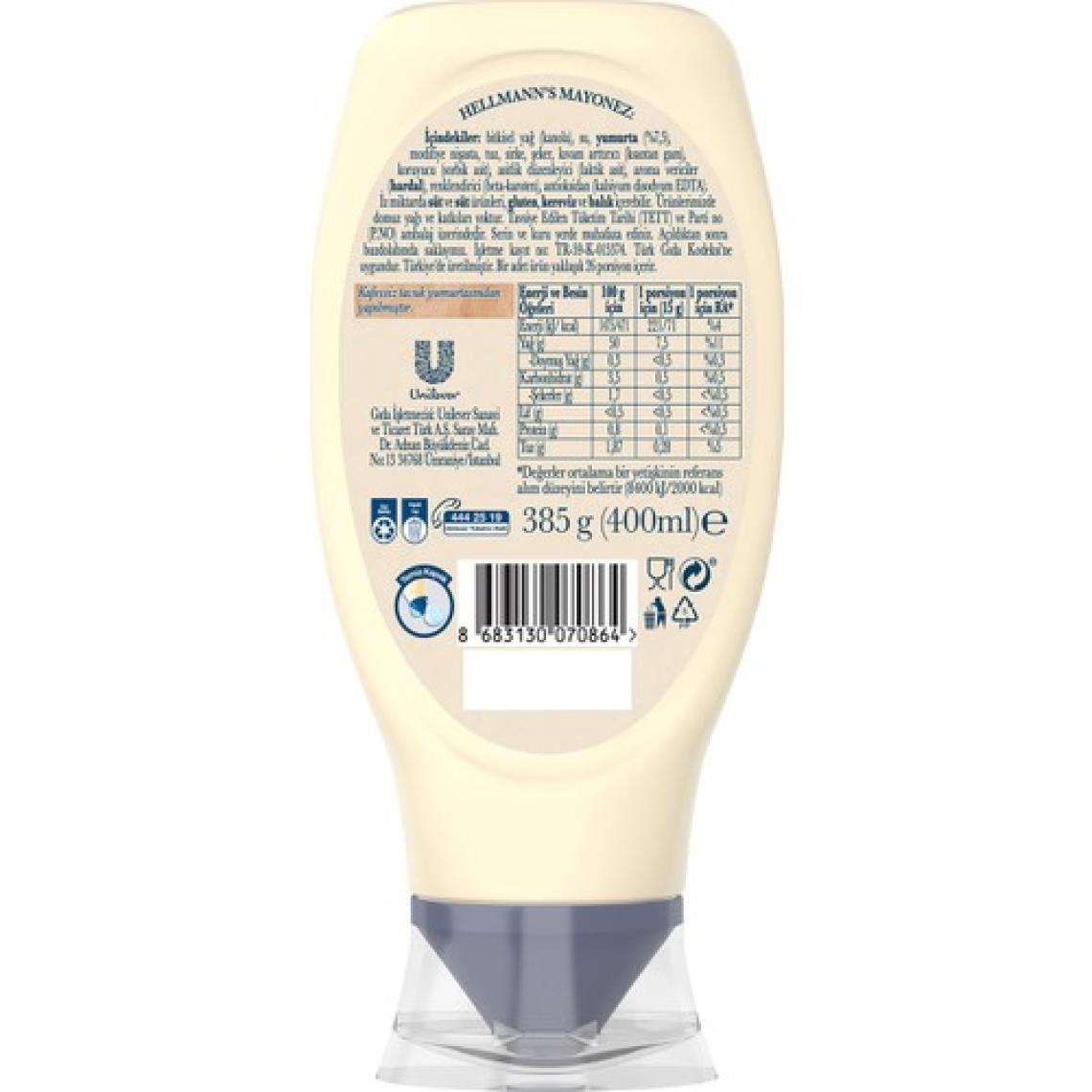 Hellmann's Mayonez 385G