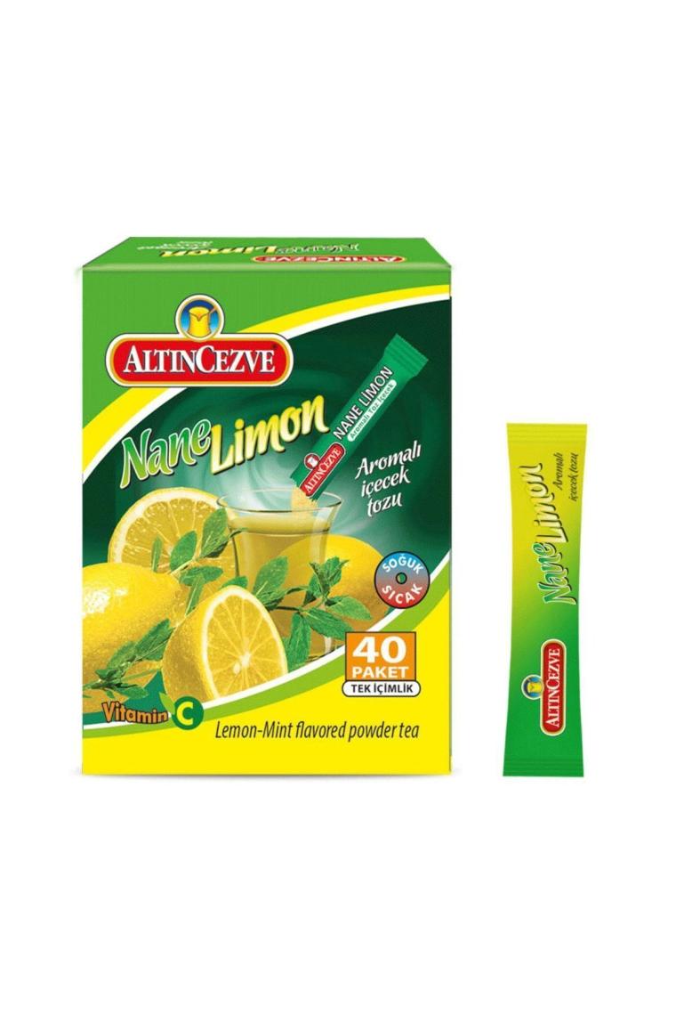 Altıncezve Nane Limon Aromalı Tek İçimlik İçecek Tozu 40 x 1.5 Gr