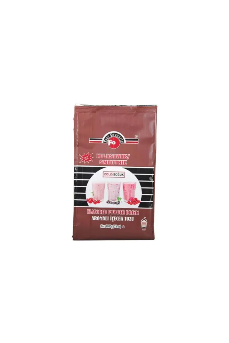 Fo Vanilya Aromalı Milkshake / Smothie Tozu 1 KG