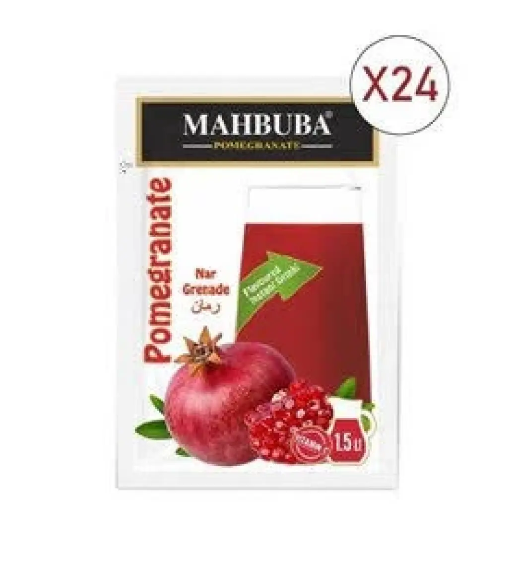 Mahbuba Nar Aromalı Soğuk Toz İçecek 24x9gr