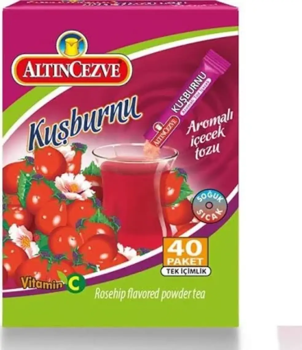 Altıncezve Kuşburnu Aromalı Tek İçimlik İçecek Tozu 40 x 1.5 Gr